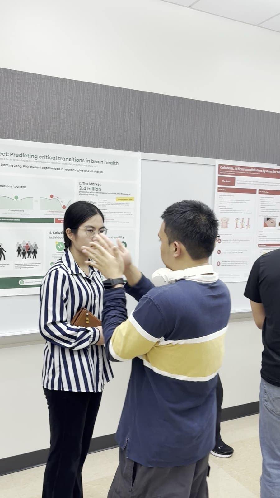 Brainject's poster on predicting critical transitions in brain health