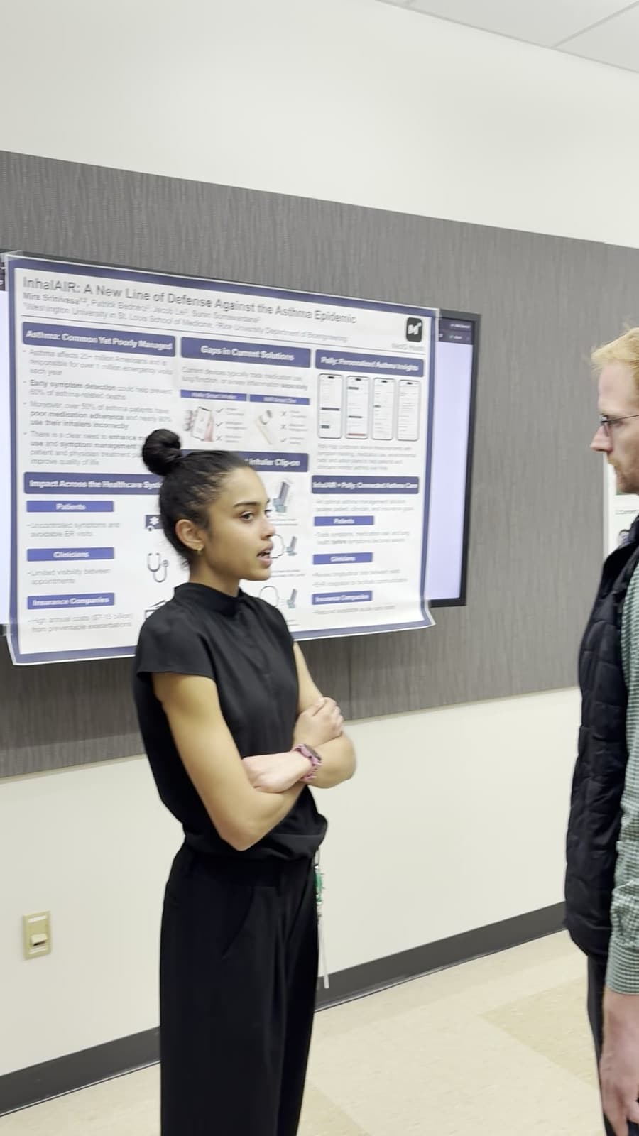 MedIQ Health's InhalAIR poster