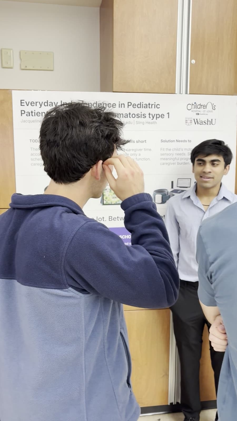 The NF1 Pediatric Project poster on everyday independence